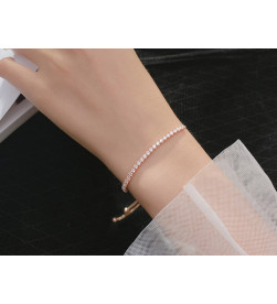 Bracelet étincelant en diamant en vente sur rosadestock