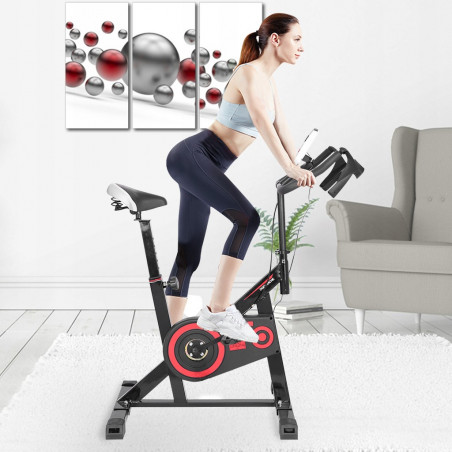 Vélo d'exercice d'intérieur Vélo stationnaire Cardio Fitness Workout Gym & Home