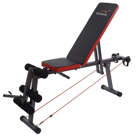 Home Gym Banc de musculation réglable Barbell Lifting Workout Fitness Incline