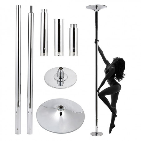 45mm Dance Pole Professional Stripper Pole Spinning Static Dancing Pole Portable Amovible