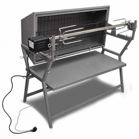 Rotisserie iron and stainless steel
