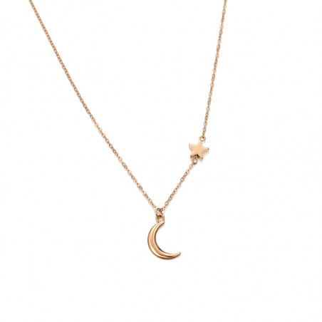 Collier avec pendentif étoile et lune en vente sur rosadestock