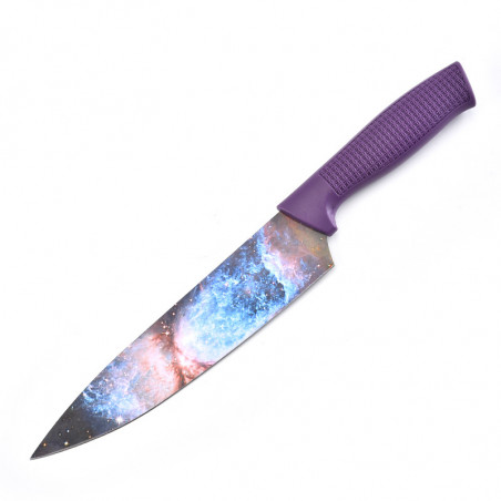 Nouveau couteau créatif en six pièces à motif d'étoiles en acier inoxydable