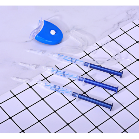 Kit de blanchiment des dents avec lumière LED