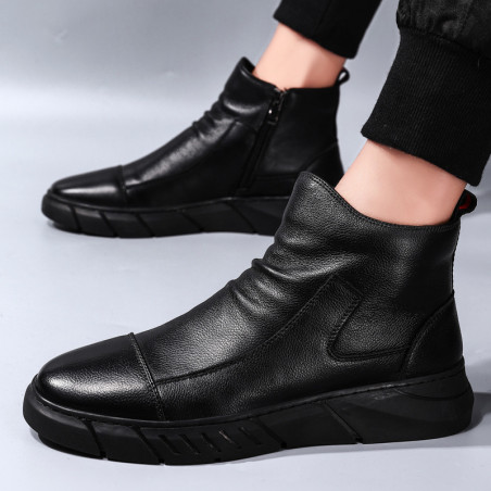 Martin Boots Chaussures d'outillage à la mode Chaussures de plein air antidérapantes imperméables