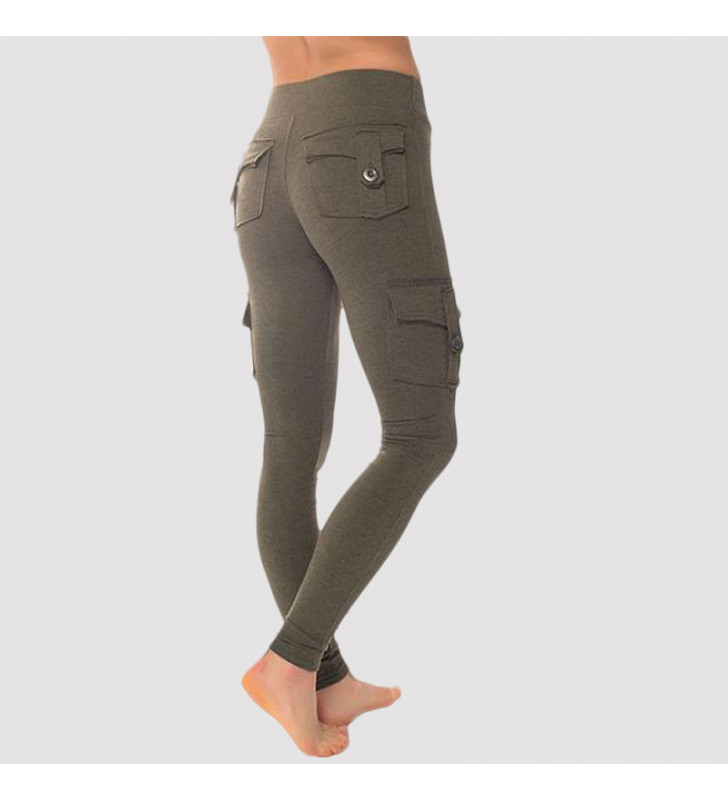 Pantalon de sport extensible et ajusté aux hanches en vente sur rosadestock