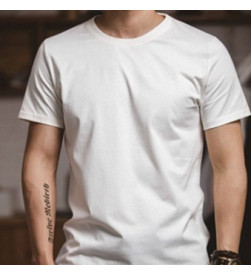 T-shirt blanc manches courtes