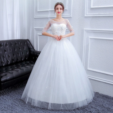 Robe de mariée princesse avec cape transparente en vente sur rosadestock