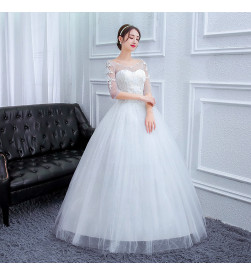 Robe de mariée princesse avec cape transparente en vente sur rosadestock