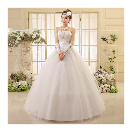 Robe de mariée princesse bustier en vente sur rosadestock