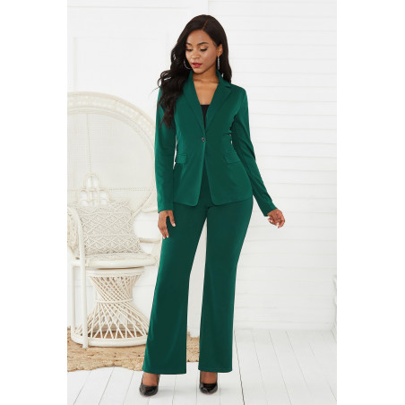 Two-piece Suit Of Solid Color Suit Professional Wear Women's Appearance