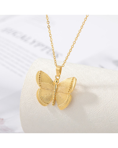 Dames De Mode Bijoux Pendentif Papillon Collier