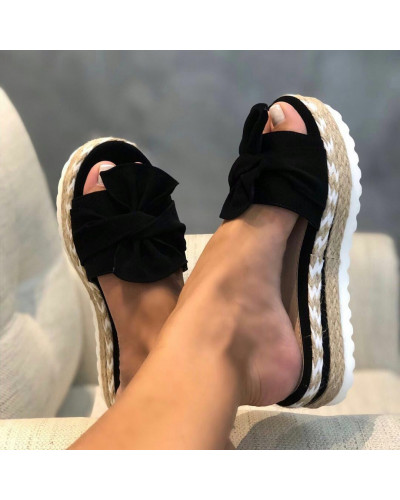 Femmes Sandales Plate-Forme Sandales Chaussures Femmes Arc 2020 D'été