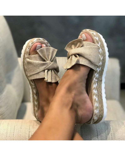 Femmes Sandales Plate-Forme Sandales Chaussures Femmes Arc 2020 D'été