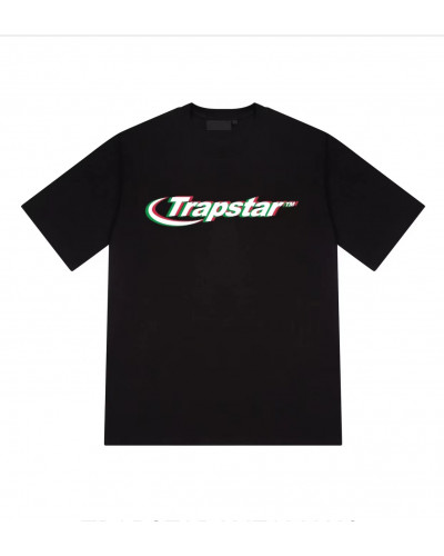 Trapstar x Italiano Hyperdrive Tee Black Trapstar x Italiano Hyperdrive