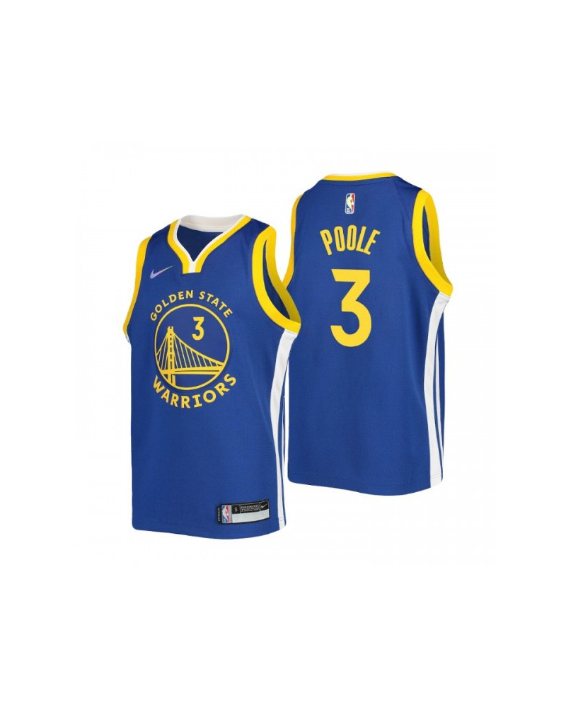 Golden State Warriors Jordan Poole No. 3 Jersey Blue Icon Edition