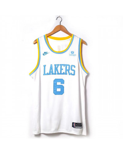LeBron James 2022-23 Los Angeles Lakers White