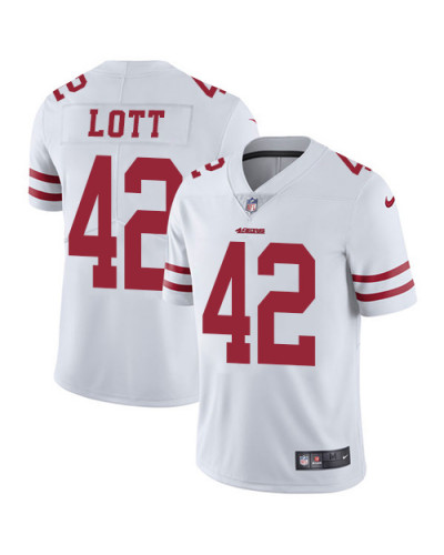 Men's Mitchell & Ness Ronnie Lott White San Francisco 49ers Big & Tall 1990 Retired Player Replica Jersey