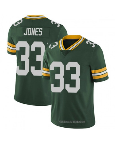 Men's Green Bay Packers Aaron Jones Nike Green Game Jersey