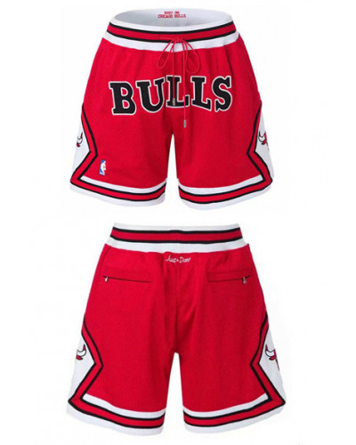 Chicago Bulls Red NBA Shorts