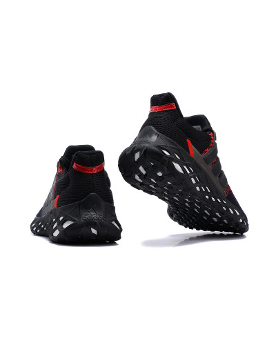 adidas Ultra Boost Web DNA Core Black Vivid Red