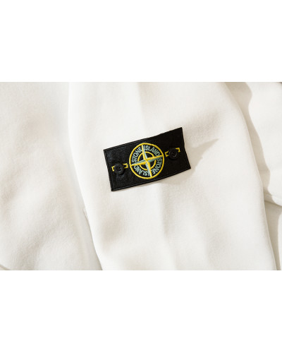 STONE ISLAND  Cotton Compass-Patch Hoodie
