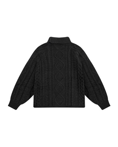 Fear of God Essentials Cable Knit Turtleneck Wheat