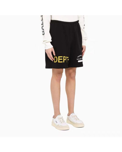 Gallery Dept. - G.I. Wide-Leg Logo-Print Loopback Coton-Jersey Shorts