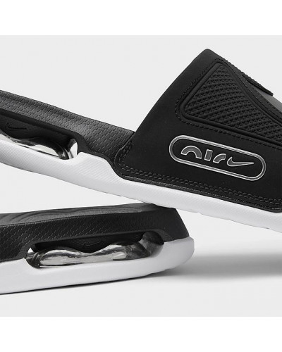 Nike Air Max Cirro Slide Black Metallic Silver