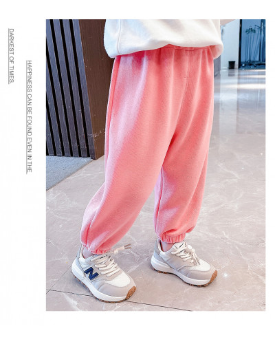 Pantalon de jogging en coton pour petites filles