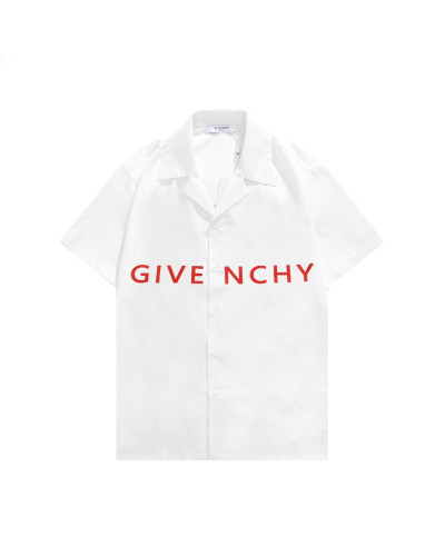 Givenchy Chemise en popeline de coton à col cubain