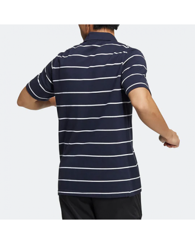 Polo Adidas Fi Stripe Small Label Athleisure Casual Sports à manches courtes