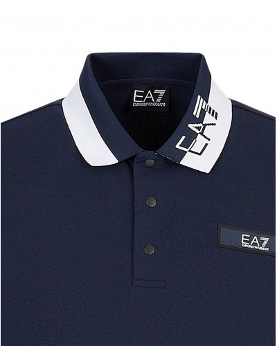 EA7 Polo Golf Club en coton stretch