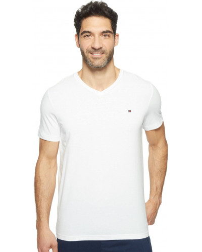 Tommy Hilfiger Core Flag T-shirt à col en V pour homme