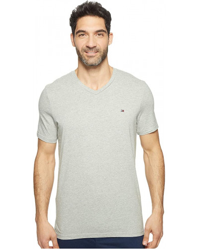 Tommy Hilfiger Core Flag T-shirt à col en V pour homme