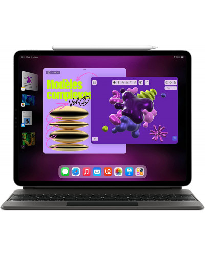 Apple 2022 iPad Pro 12,9 Pouces (Wi-FI + Cellular, 128 Go) - Gris sidéral (6ᵉ génération)