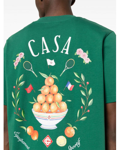 Casablanca t-shirt Casa Way à imprimé graphique